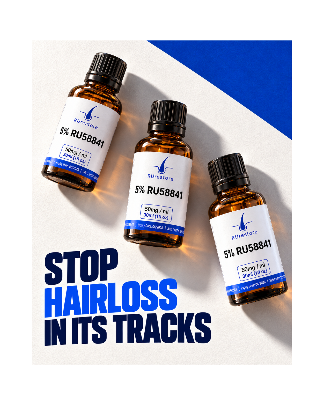 RU58841 5% Topical Solution 30ml